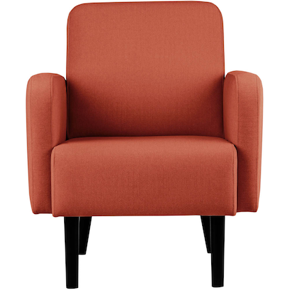 Artikelbild für meet powered by PAPERFLOW Sessel LISBOA rost schwarz Stoff 71,0 x 81,5 x 83,0 cm, 1 St., Artikelnummer 850691