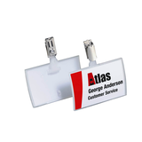 Artikelbild 1 für DURABLE Click Fold Namensschilder mit Clip 9,0 x 5,4 cm, 25 St., Artikelnummer 136564