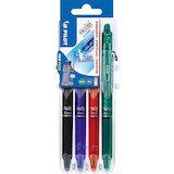 Artikelbild 1 für PILOT FRIXION ball CLICKER 2 Go Tintenroller-Set 0,4 mm, Schreibfarbe: farbsortiert, 4 St., Artikelnummer 376063