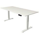 Artikelbild 1 für Kerkmann Move 1 stable elektrisch höhenverstellbarer Schreibtisch weiß rechteckig, T-Fuß-Gestell weiß 180,0 x 80,0 cm, Artikelnummer 750389