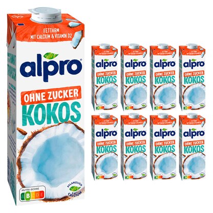 Artikelbild für alpro® OHNE ZUCKER Kokosnussdrink 8x 1,0 l, Artikelnummer 739977