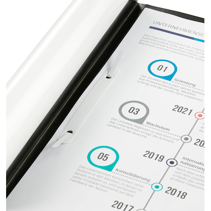 Artikelbild 3 für Schnellhefter Quality Kunststoff schwarz DIN A4, 1 St., Artikelnummer 252969