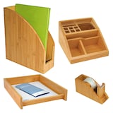 Artikelbild 1 für WEDO Schreibtischset Bambus braun, Artikelnummer 328801