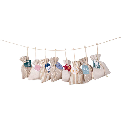 Artikelbild 3 für folia Adventskalender basic natur, Artikelnummer 273353