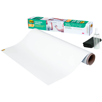 Artikelbild für Post-it® selbstklebende Whiteboardfolie Flex Write Surface blanko 91,4 x 60,9 cm, 1 Rolle, Artikelnummer 264954