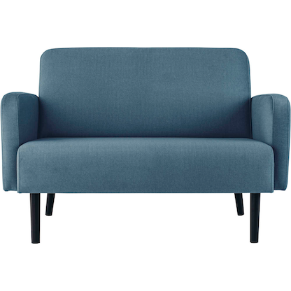 Artikelbild für meet powered by PAPERFLOW 2-Sitzer Sofa LISBOA blau schwarz Stoff 124,0 x 81,5 x 83,0 cm, 1 St., Artikelnummer 850899