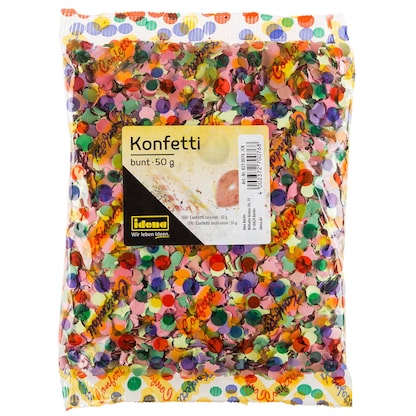 Artikelbild für Idena Konfetti bunt 50,0 g, Artikelnummer 252538