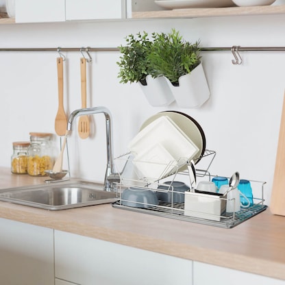 Artikelbild 2 für relaxdays Abtropfgestell silber, 1 St., Artikelnummer 361002