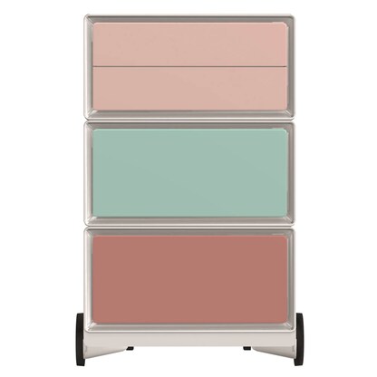 Artikelbild 3 für PAPERFLOW easyBox Colour Rollcontainer weiß, bunt 61563 4 Auszüge 39,0 x 43,6 x 64,2 cm, Artikelnummer 215636