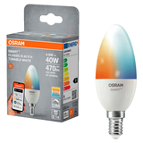 Artikelbild 1 für OSRAM LED-Lampe SMART+ MATTER Classic B40 E14 4,9 W matt, 1 St., Artikelnummer 710238