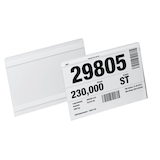 Artikelbild 1 für DURABLE Etikettentaschen HARD COVER transparent DIN A5 quer, 10 St., Artikelnummer 146658