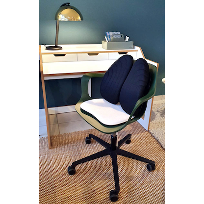 Artikelbild 2 für ergoleben EL0010 Rückenstütze für Bürostuhl verstellbar schwarz für Bürostühle, 1 St., Artikelnummer 235501