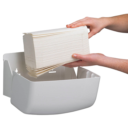 Artikelbild 2 für Aquarius® Papierhandtuchspender 6956 weiß Kunststoff, 1 St., Artikelnummer 315960