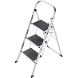 Artikelbild 1 für Hailo Klapptritt K70 StandardLine silber 3 Stufen, H: 106,0 cm, Artikelnummer 379851