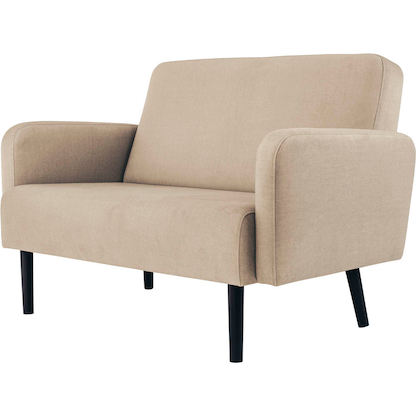 Artikelbild 2 für meet powered by PAPERFLOW 2-Sitzer Sofa LISBOA elfenbein schwarz Stoff 124,0 x 81,5 x 83,0 cm, 1 St., Artikelnummer 851002