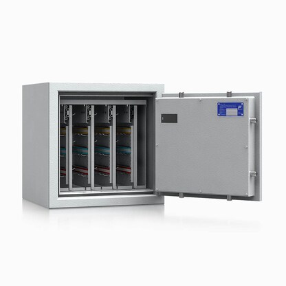 Artikelbild 2 für ISS safe4key Schlüsseltresor lichtgrau mit 144 Haken, Elektronikschloss, 50,0 x 42,0 x 50,0 cm, 1 St., Artikelnummer 849832