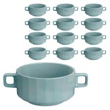 Artikelbild 1 für BAUSCHER Suppentassen EDGE grün 0,30 l, 12 St., Artikelnummer 819658