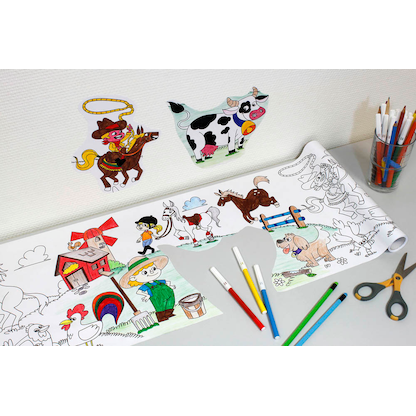 Artikelbild 4 für inFO Malrolle Bauernhof 80 g/qm, 30,0 cm x 4,0 m, Artikelnummer 509962