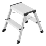 Artikelbild 1 für Hailo Klapptritt D60 StandardLine silber 2 Stufen, H: 40,0 cm, Artikelnummer 522969