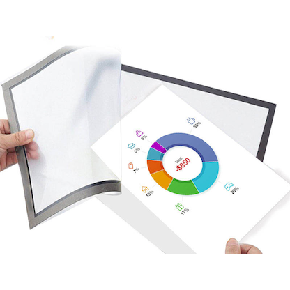 Artikelbild 5 für LMG Magnetrahmen selbstklebend silber A4, 1 St., Artikelnummer 228649