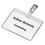 Artikelbild 1 für DURABLE Namensschilder mit Clip 9,0 x 6,0 cm, 25 St., Artikelnummer 112169