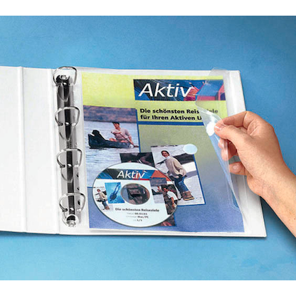 Artikelbild 4 für FolderSys Dokumententaschen DIN A4 transparent genarbt 0,20 mm, 10 St., Artikelnummer 641753