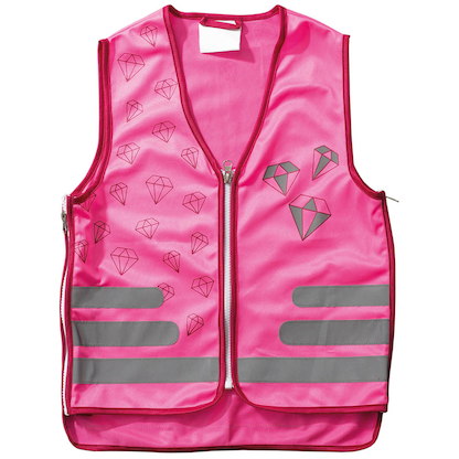 Artikelbild 4 für ROTH Mädchen Kinder-Warnweste Diamant pink Einheitsgröße, Artikelnummer 580809