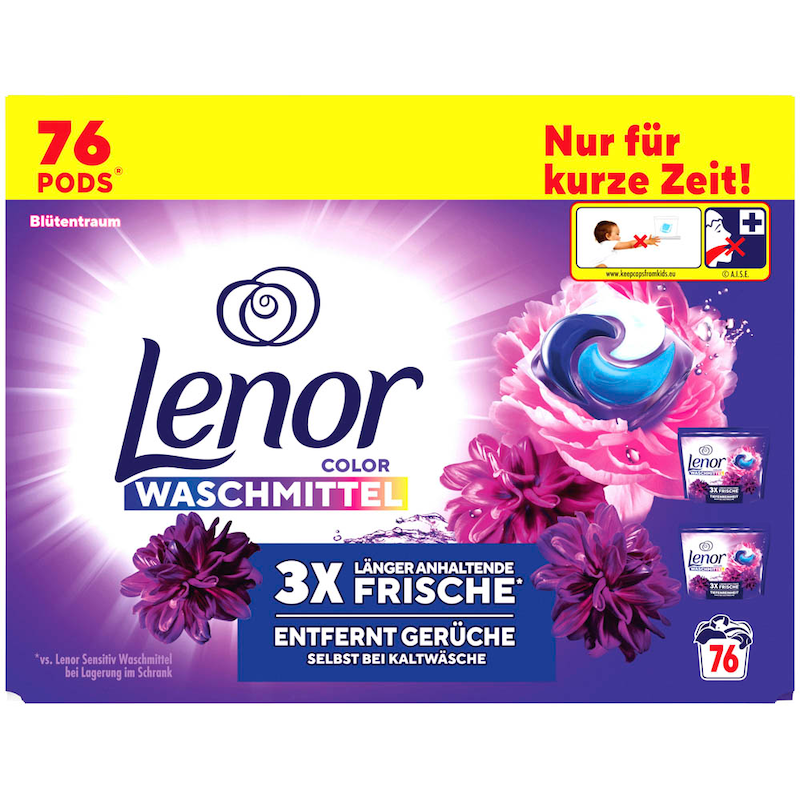 Lenor COLOR PODS® Waschmittel Caps, 76 St