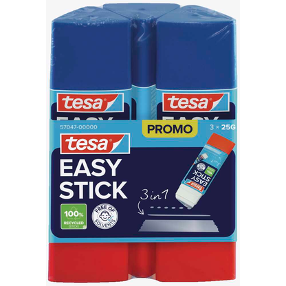 Artikelbild für 2 + 1 GRATIS: tesa EASY STICK ecoLOGO Klebestifte 25,0 g, 2 St. + GRATIS 1 St., Artikelnummer 459899