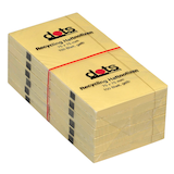 Artikelbild 1 für dots Recycling Haftnotizen gelb, 12 Blöcke, Artikelnummer 222024