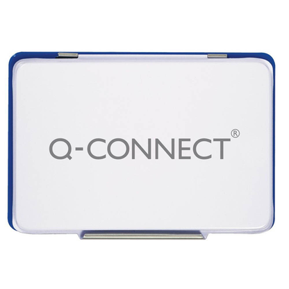 Artikelbild 2 für Q-CONNECT Stempelkissen blau 9,0 x 5,5 cm, 1 St., Artikelnummer 909844