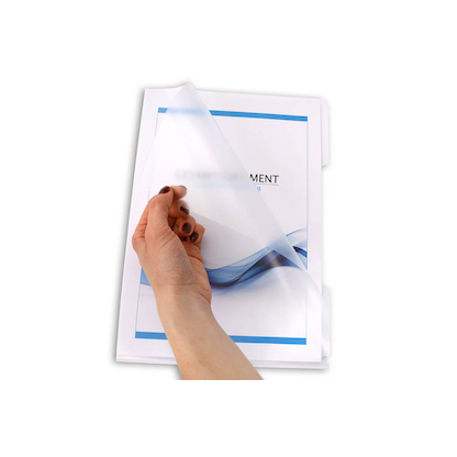 Artikelbild 2 für EICHNER Sichthüllen DIN A4 transparent genarbt 0,12 mm, 100 St., Artikelnummer 600344