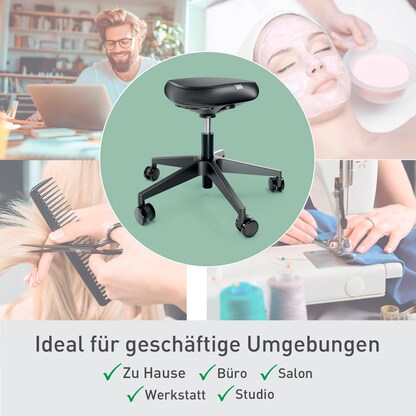 Artikelbild 10 für LEITZ Hocker Ergo Active 65780095 schwarz, 1 St., Artikelnummer 642419