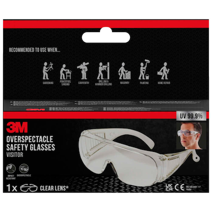 Artikelbild 5 für 3M Schutzbrille Visitor transparent, 1 St., Artikelnummer 490336