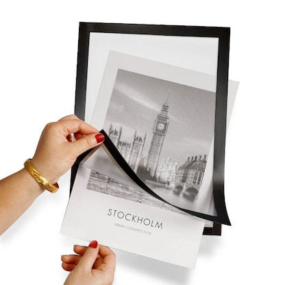 Artikelbild 2 für LMG Magnetrahmen selbstklebend schwarz A4, 1 St., Artikelnummer 228629