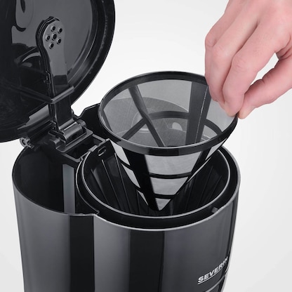 Artikelbild 5 für SEVERIN KA 4320 Kaffeemaschine schwarz, 10 Tassen, Artikelnummer 241089