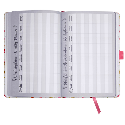 Artikelbild 5 für SIGEL Buchkalender Jolie 2026 Bloom pink, 1 St., Artikelnummer 568596