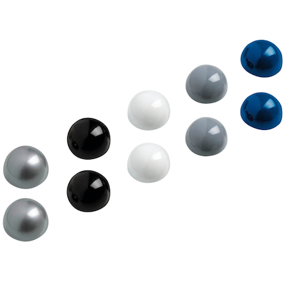 Artikelbild für MAUL Magnete farbsortiert, Kunststoff Ø 3,0 x 1,9 cm, 10 St., Artikelnummer 475244