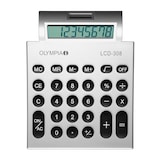 Artikelbild 1 für OLYMPIA LCD-308 Taschenrechner silber, Artikelnummer 544262