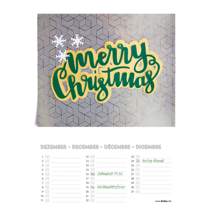 Artikelbild 4 für folia Kalender zum Selbstgestalten 21,0 x 30,1 cm jahresunabhängig, 1 St., Artikelnummer 848794