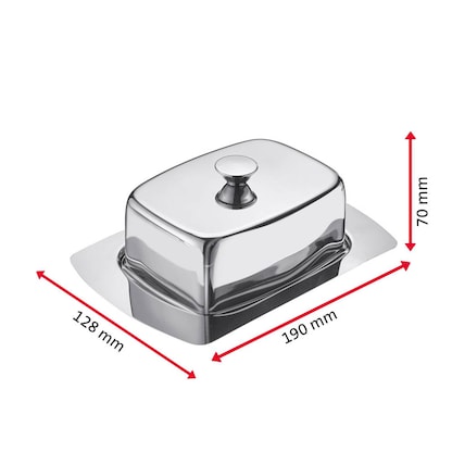 Artikelbild 3 für WESTMARK Butterdose silber, 1 St., Artikelnummer 710667