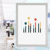 Artikelbild 1 für LMG Magnetrahmen selbstklebend silber A4, 1 St., Artikelnummer 228639