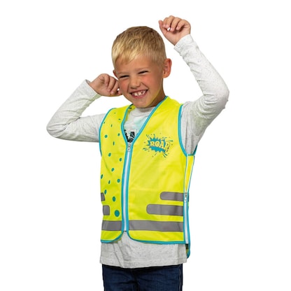Artikelbild 5 für ROTH Jungen Kinder-Warnweste Roar neongelb Einheitsgröße, Artikelnummer 580817