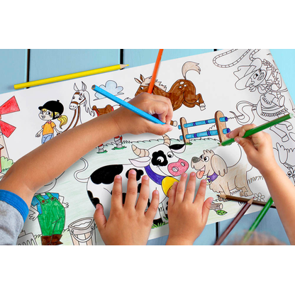 Artikelbild 6 für inFO Malrolle Bauernhof 80 g/qm, 30,0 cm x 4,0 m, Artikelnummer 509962