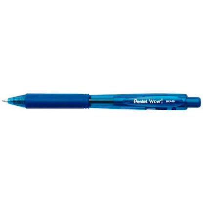 Artikelbild für Pentel Kugelschreiber BK440 blau/transparent, Schreibfarbe: blau, 1 St., Artikelnummer 387779