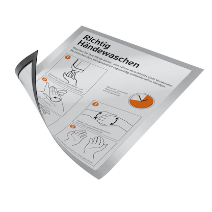 Artikelbild 3 für DURABLE Magnetrahmen DURAFRAME® MAGNETIC A4 silber A4, 5 St., Artikelnummer 613398