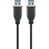 Artikelbild 1 für goobay USB 3.0 A Kabel 1,8 m schwarz, 1 St., Artikelnummer 363594