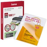 Artikelbild 1 für hama Laminierfolien glänzend für A6 80 micron, 100 St., Artikelnummer 739257