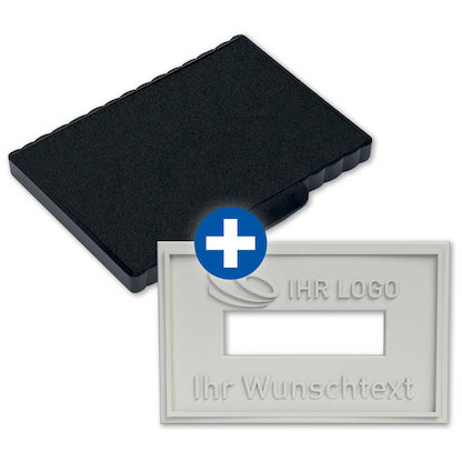 Artikelbild für trodat Stempelplatte + integriertes Stempelkissen Ersatz-Set für trodat 54110, Artikelnummer 725099