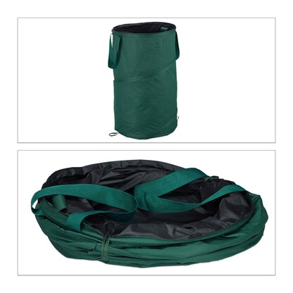 Artikelbild 2 für relaxdays Gartenabfallsäcke 120,0 l grün, 2 St., Artikelnummer 439627